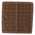 Dolce & Gabbana Brown Carrots Print Silk Handkerchief